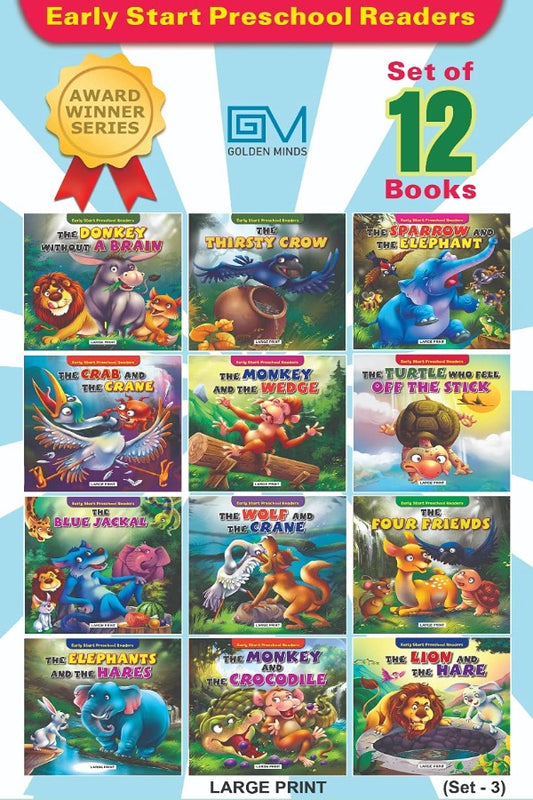 EARLY START PRE-SCHOOL READERS SET-3 ( SET OF 12 BOOKS )