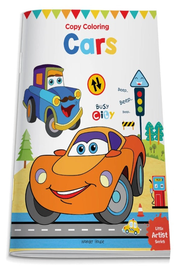 Little Artist Cars Colorbook